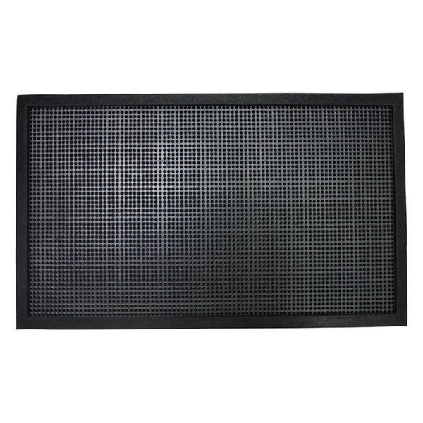 Lovelyhome 18 x 30 in. Black Door Mat LO1676399